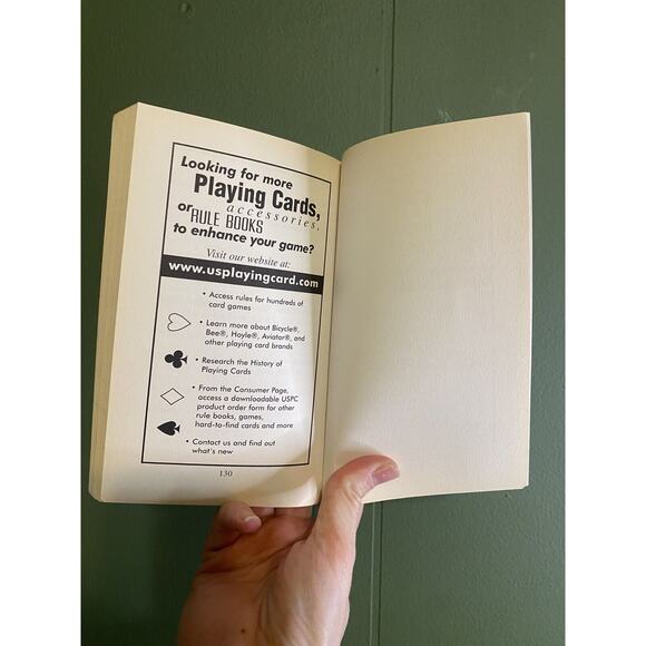 Poker Official Rules and Games Strategy Soft Cover Book Learning Gambling - Picture 5 of 8